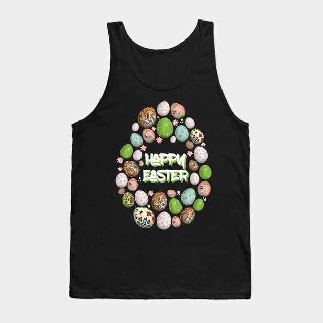 Happy Easter Tank Top by UnderDesign